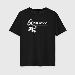 Женская футболка оверсайз Gimbarr: колумбийский стиль