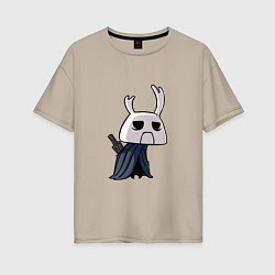 Футболка оверсайз женская Hollow Knight, цвет: миндальный