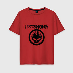 Футболка оверсайз женская The Offspring, цвет: красный