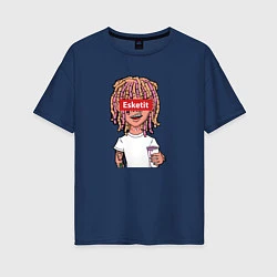 Женская футболка оверсайз Lil Pump: Esketit Style