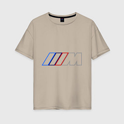 Женская футболка оверсайз BMW Motor Contur