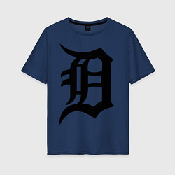 Женская футболка оверсайз Detroit Tigers