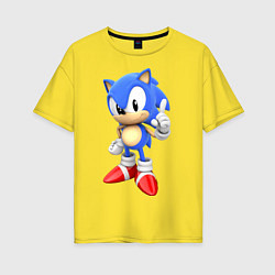 Женская футболка оверсайз Classic Sonic
