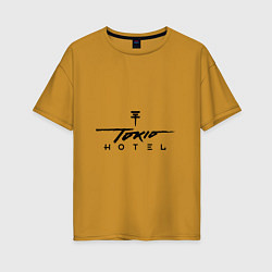 Женская футболка оверсайз Tokio Hotel