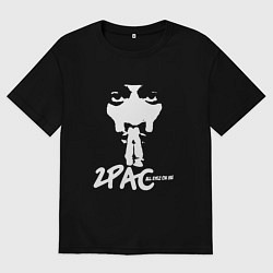 Женская футболка оверсайз 2Pac: All Eyez On Me