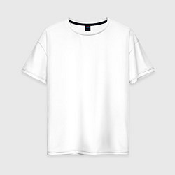 Женская футболка оверсайз Кровосток: вылающее авто