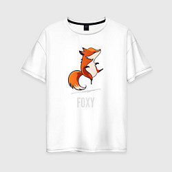 Женская футболка оверсайз Little Foxy