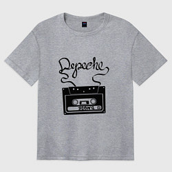Женская футболка оверсайз Depeche Mode: Tape