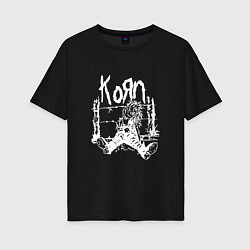 Женская футболка оверсайз Korn