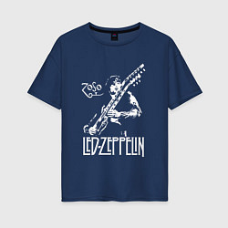 Женская футболка оверсайз Led Zeppelin