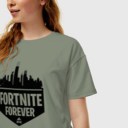 Футболка оверсайз женская Fortnite Forever, цвет: авокадо — фото 2