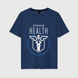 Женская футболка оверсайз Operation Health