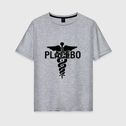 Женская футболка оверсайз Placebo