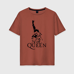 Женская футболка оверсайз Queen: Rock You
