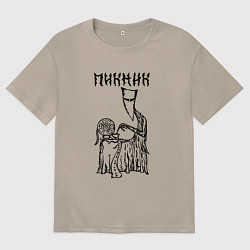 Женская футболка оверсайз Пикник