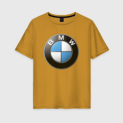 Женская футболка оверсайз BMW