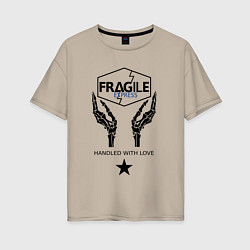 Женская футболка оверсайз Fragile Express