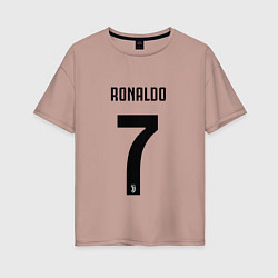 Женская футболка оверсайз RONALDO 7