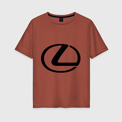 Женская футболка оверсайз Logo lexus