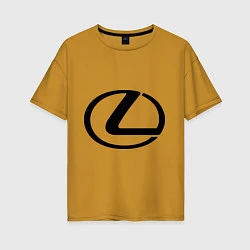 Женская футболка оверсайз Logo lexus