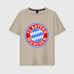 Женская футболка оверсайз Bayern Munchen FC