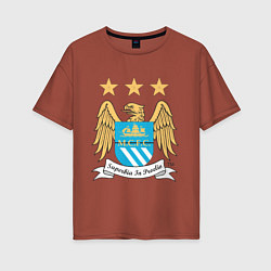 Женская футболка оверсайз Manchester City FC