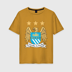 Женская футболка оверсайз Manchester City FC