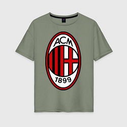 Женская футболка оверсайз Milan ACM