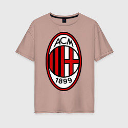 Женская футболка оверсайз Milan ACM
