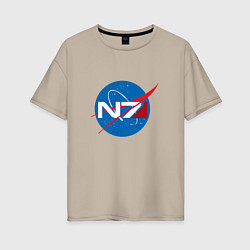 Женская футболка оверсайз NASA N7