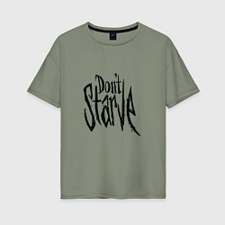 Футболка оверсайз женская Don't Starve, цвет: авокадо