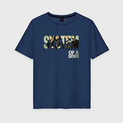 Женская футболка оверсайз System of a Down