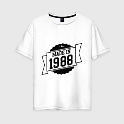 Женская футболка оверсайз Made in 1988