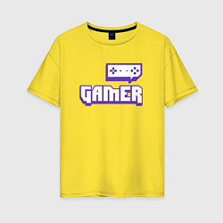 Женская футболка оверсайз Twitch Gamer