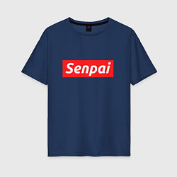 Женская футболка оверсайз Senpai Supreme
