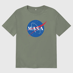 Футболка оверсайз женская NASA: Masa, цвет: авокадо