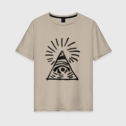 Женская футболка оверсайз Life Is Strange: Eye