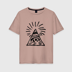 Женская футболка оверсайз Life Is Strange: Eye