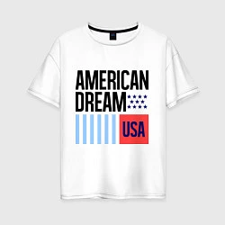 Женская футболка оверсайз American Dream