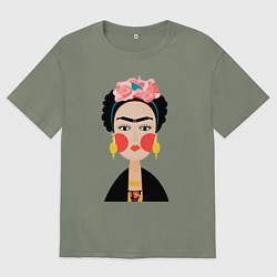 Женская футболка оверсайз Фрида Кало