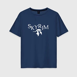 Женская футболка оверсайз Skyrim