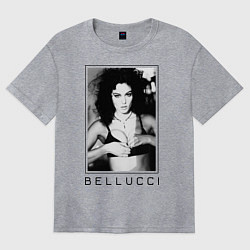 Футболка оверсайз женская Monica Bellucci: Black, цвет: меланж