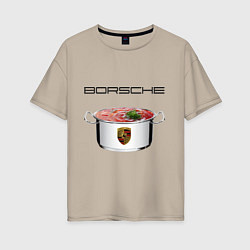 Женская футболка оверсайз Borsche