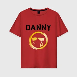 Женская футболка оверсайз HU: Danny