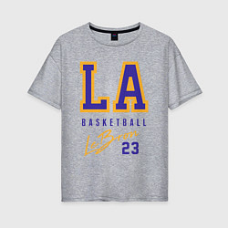 Женская футболка оверсайз Lebron 23: Los Angeles