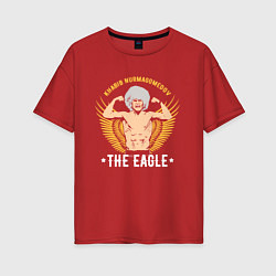 Женская футболка оверсайз Khabib: The Eagle