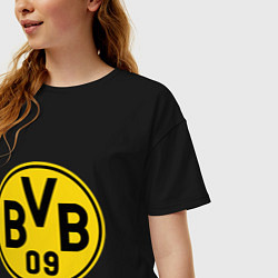 Футболка оверсайз женская BVB 09, цвет: черный — фото 2