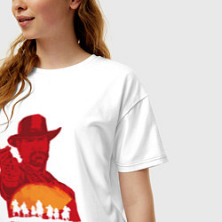 Футболка оверсайз женская Red Dead Redemption 2, цвет: белый — фото 2