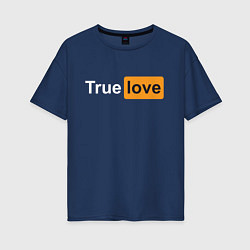 Женская футболка оверсайз True Love