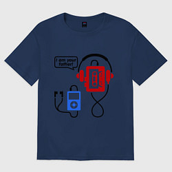 Женская футболка оверсайз I am your father